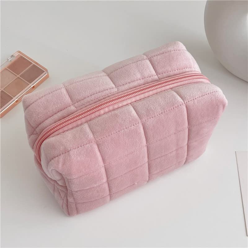 PlushPlaid Pouch