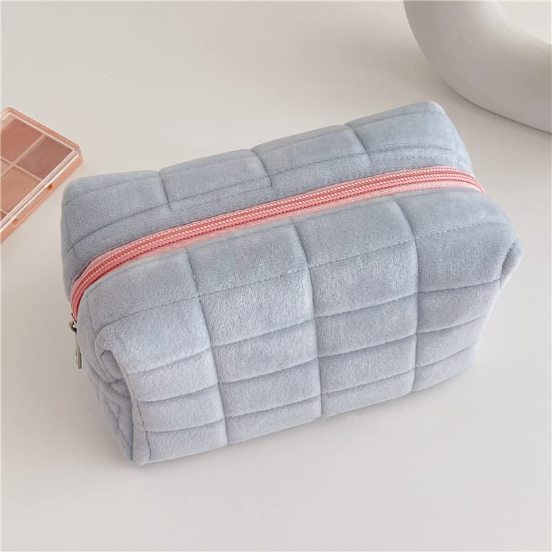 PlushPlaid Pouch