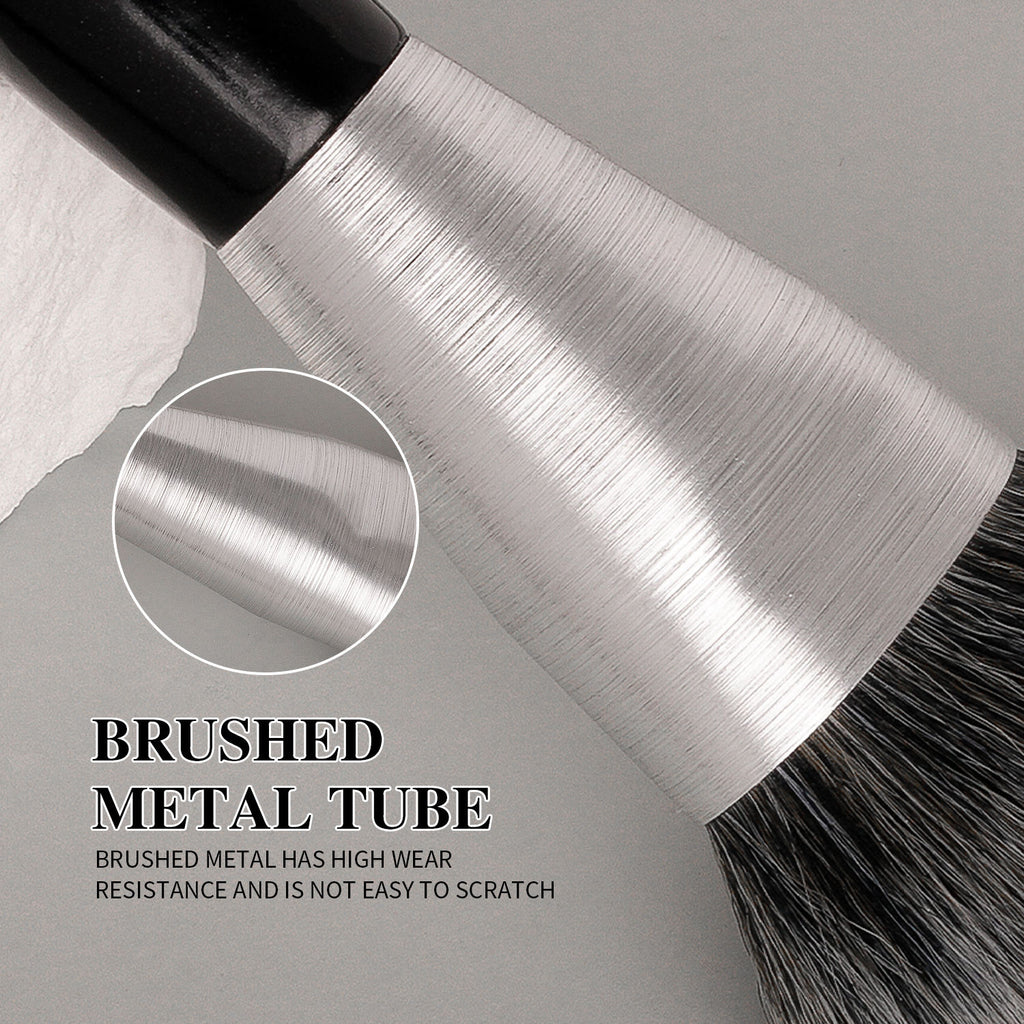 Beili Christmas Gift Makeup Brush Set Of 10, Kabuki Brushes With Synthetic Hair For Foundation, Concealer, And Eyeshadow.