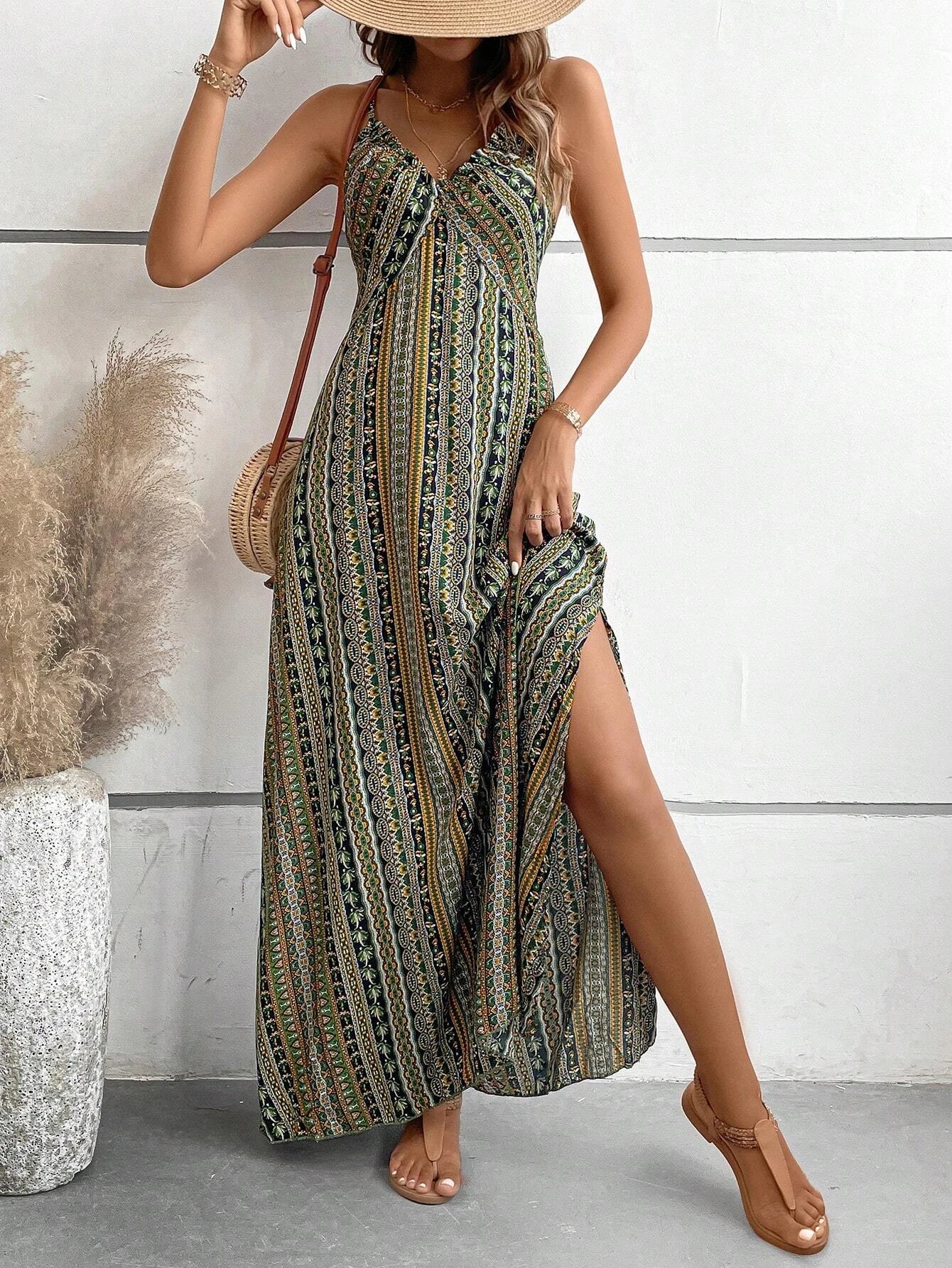 The Azure Ethnic Maxi
