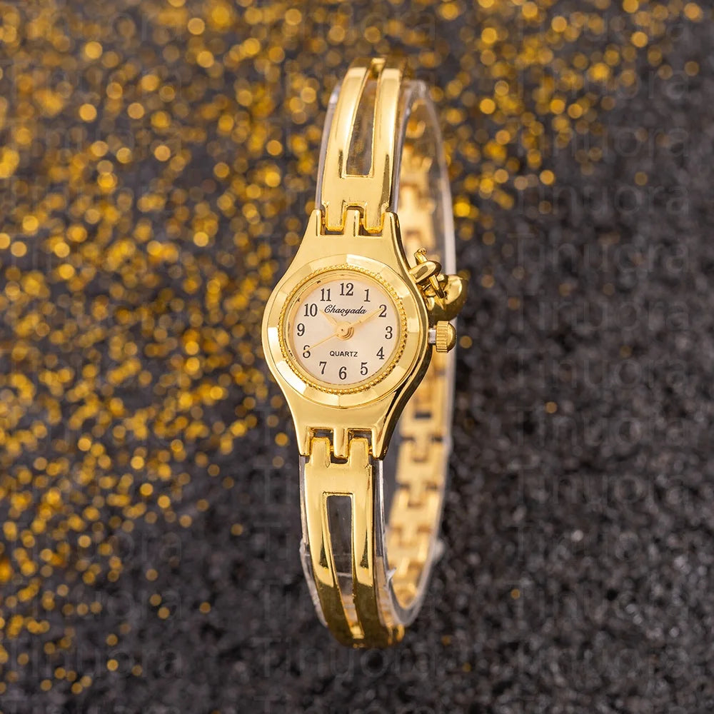 The Aurelia Gold Link Bracelet Watch\
