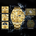 OLEVS Men's Watches Top Brand Luxury