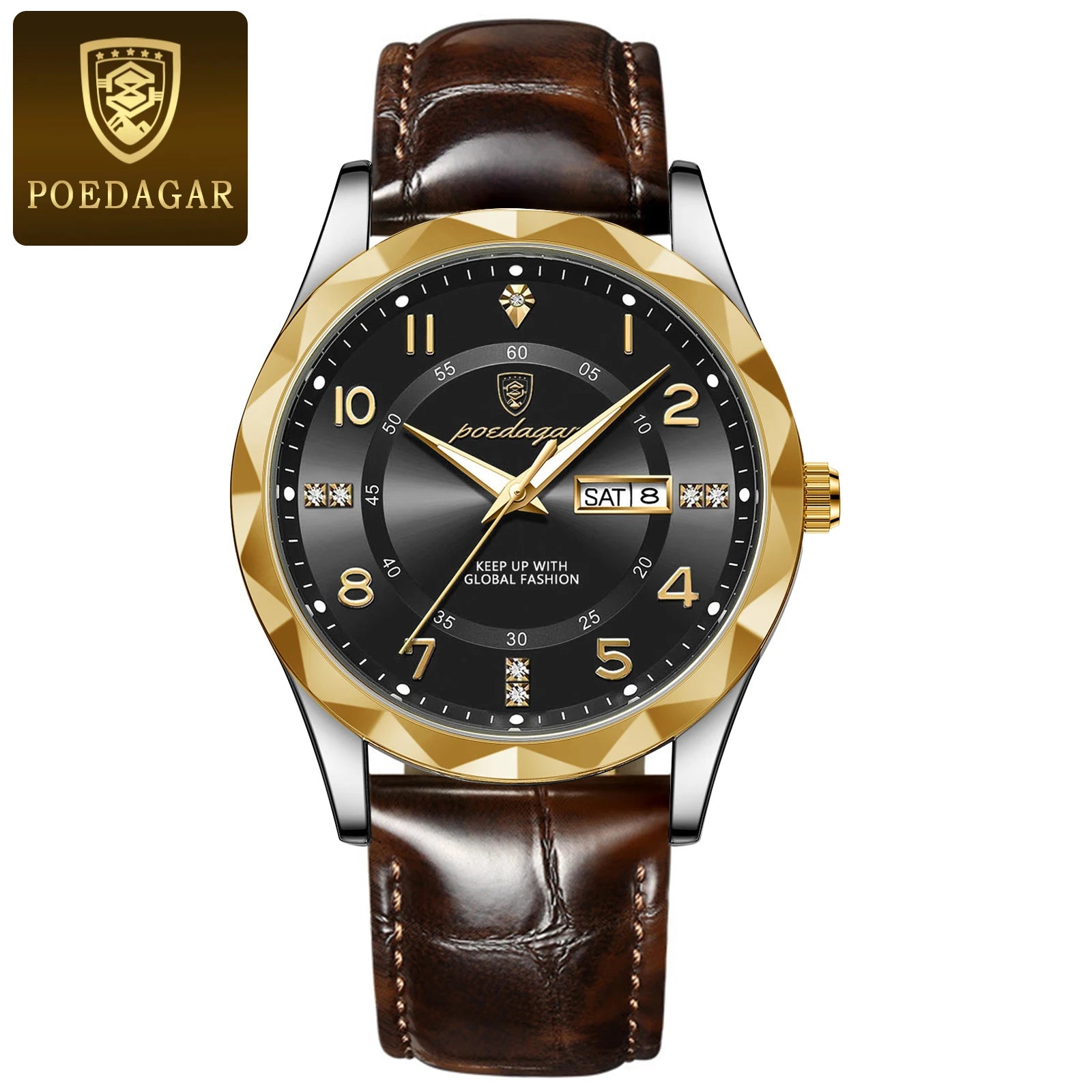 POEDAGAR Luxury High Quality Watches for Men