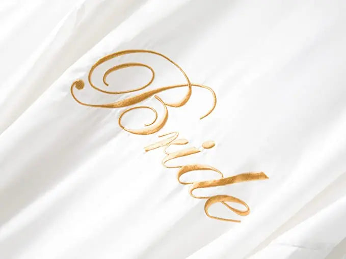 Bridesmaid Robes Rose Gold Bride Robe Wedding