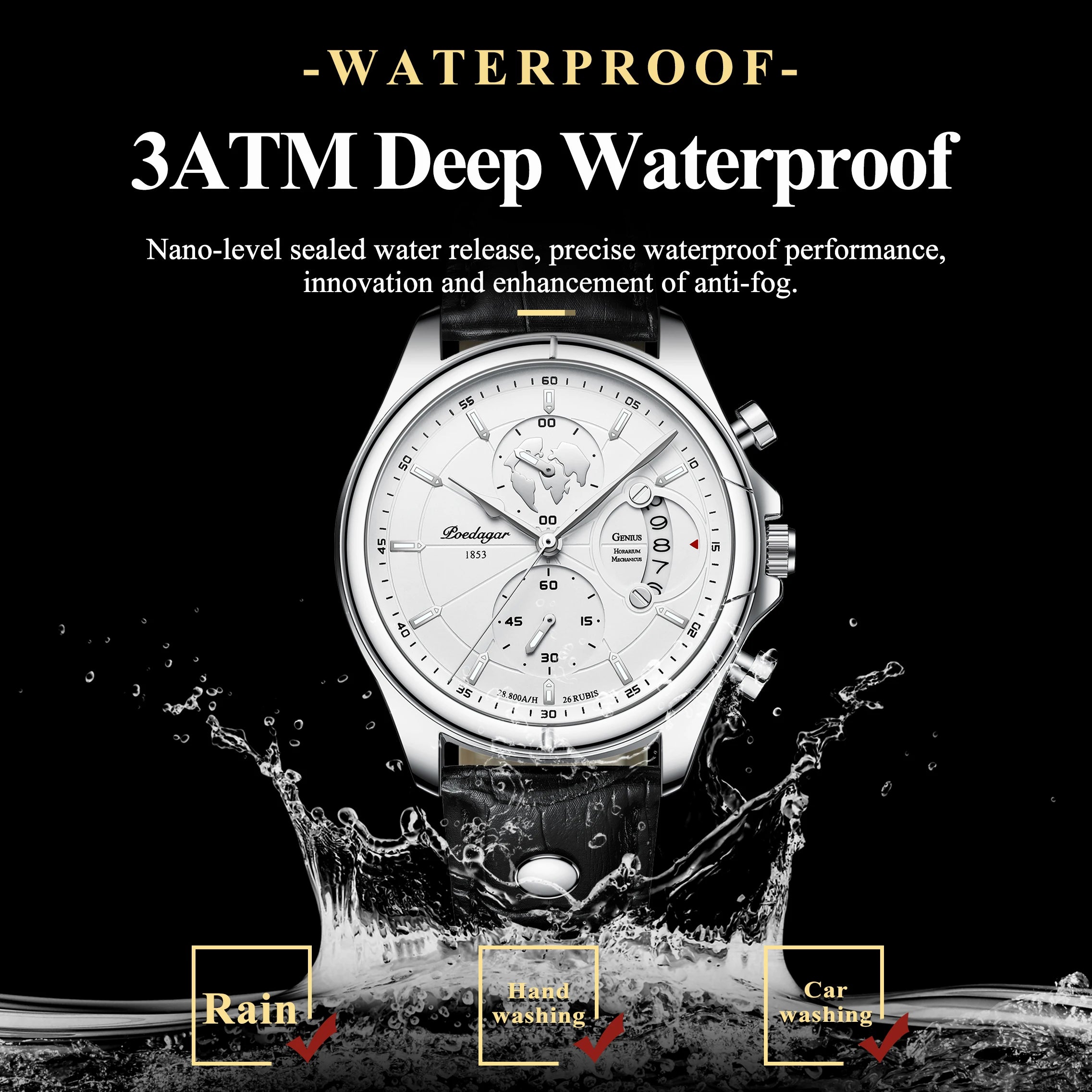 The POEDAGAR Apex Chronograph