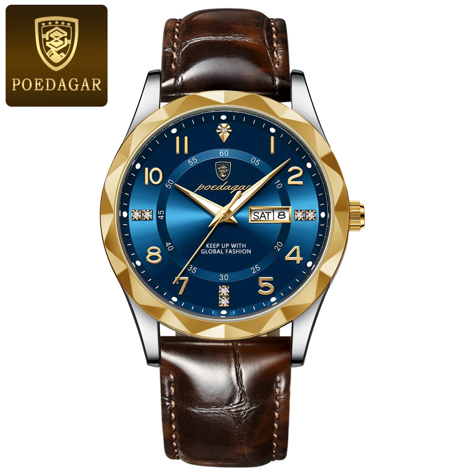 POEDAGAR Luxury High Quality Watches for Men