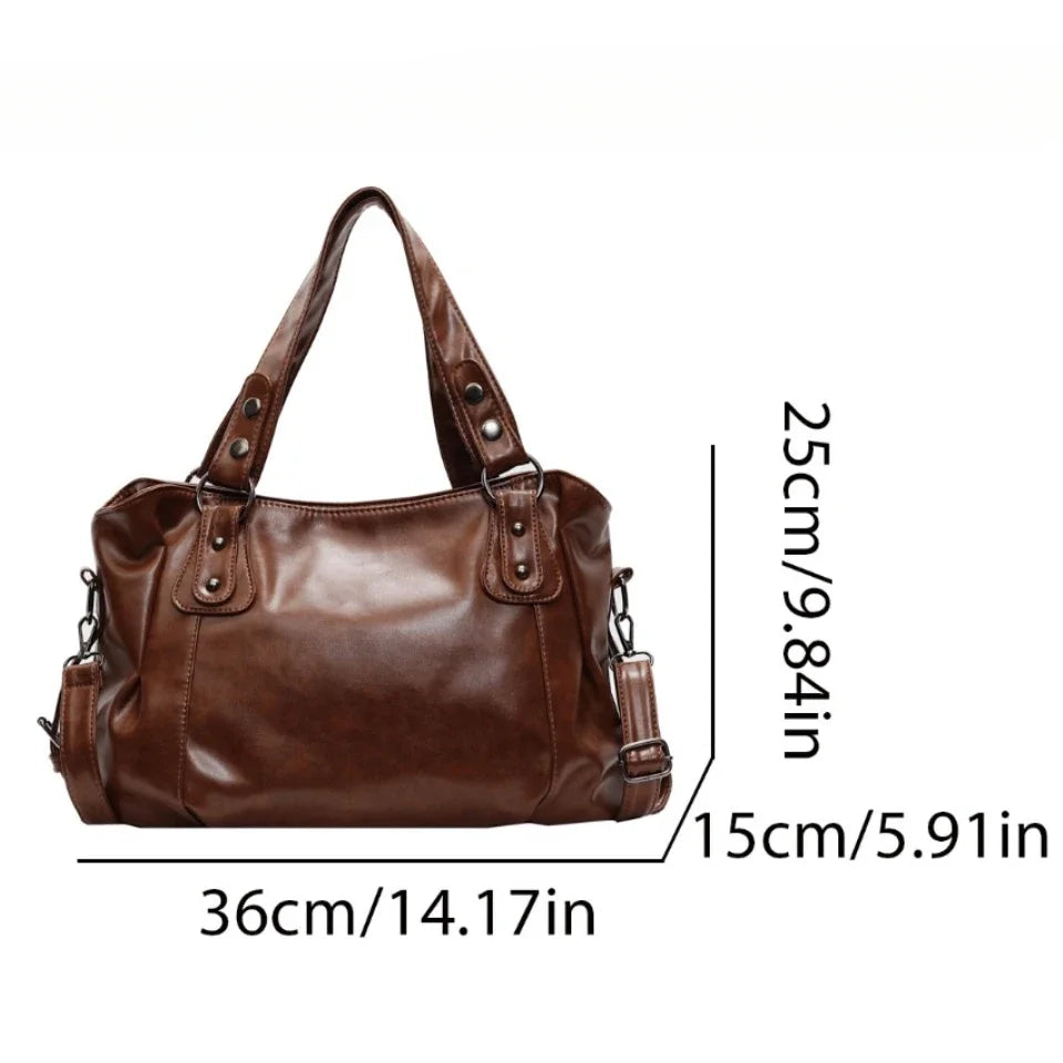 Retro Brand Roomy Shoulder Bag Female Luxury