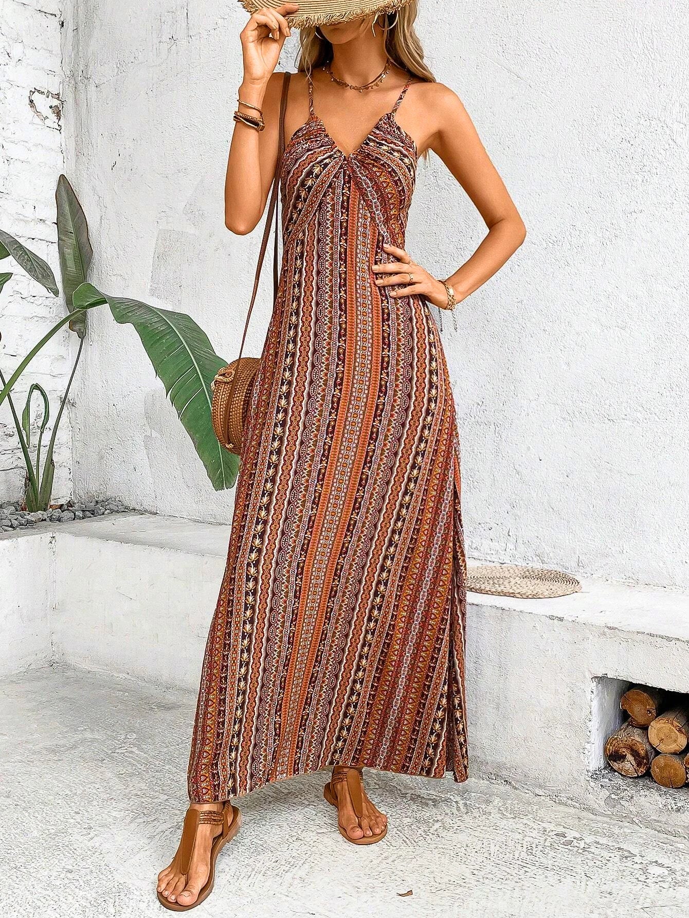 The Azure Ethnic Maxi