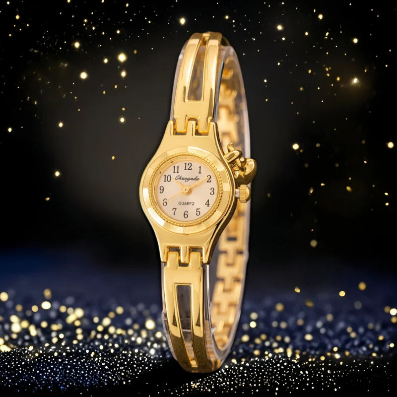 The Aurelia Gold Link Bracelet Watch\