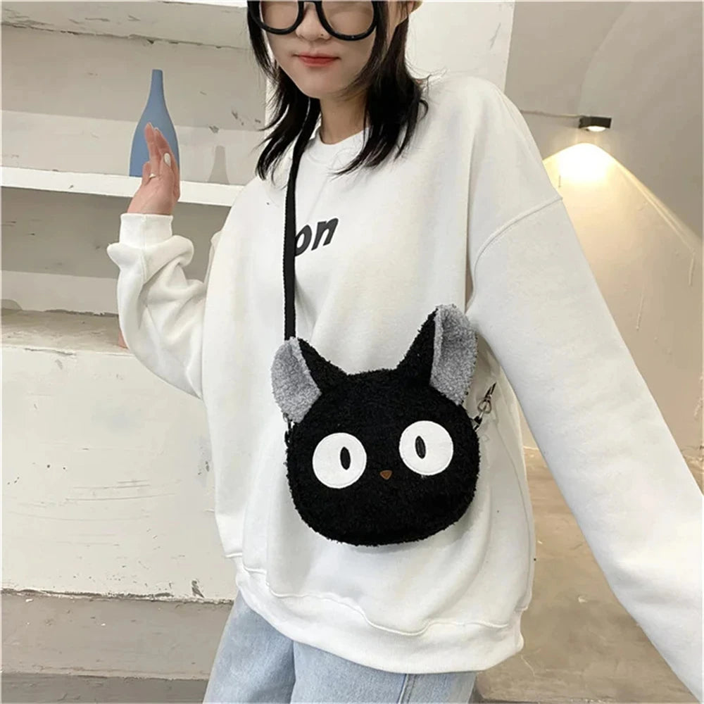 HOMEFISH Japanese Style Bag Women Cartoon Plush Shoulder Bag