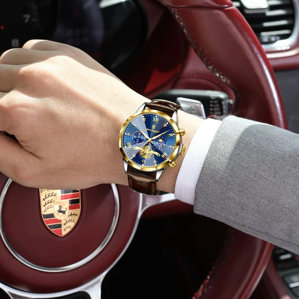 POEDAGAR Luxury Brand Men Watch