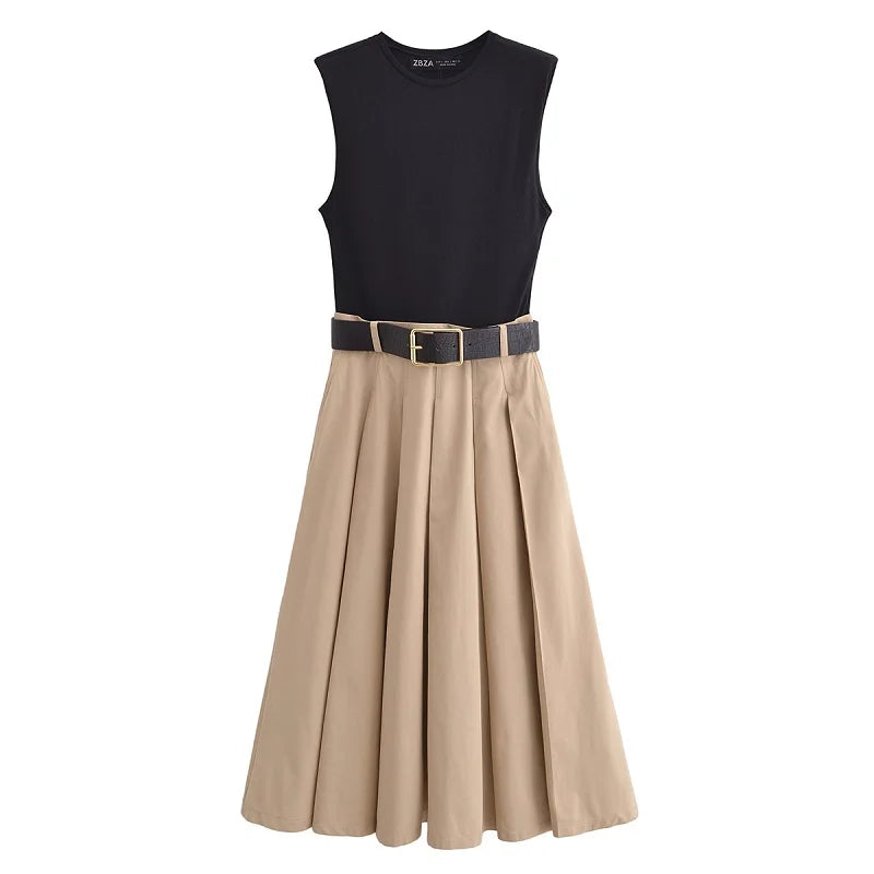 The Meridian Belted Midi