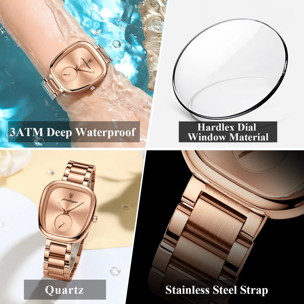 POEDAGAR Luxury Elegant Watch For Woman