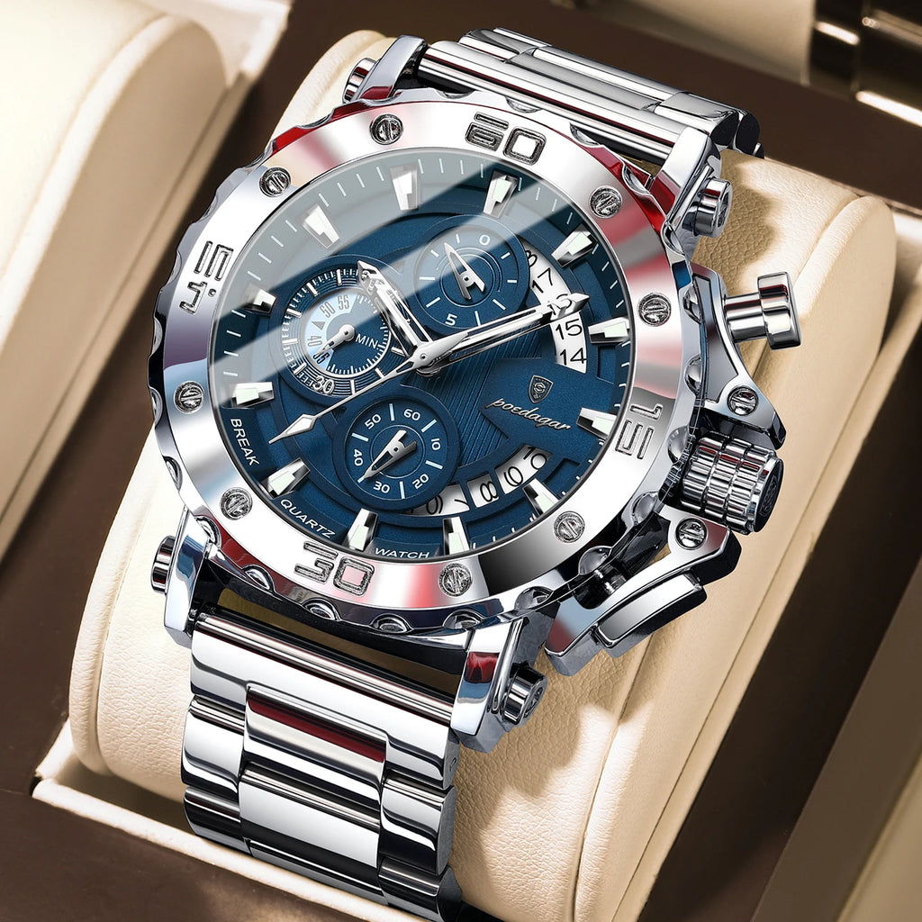 POEDAGAR Luxury Watch For Men
