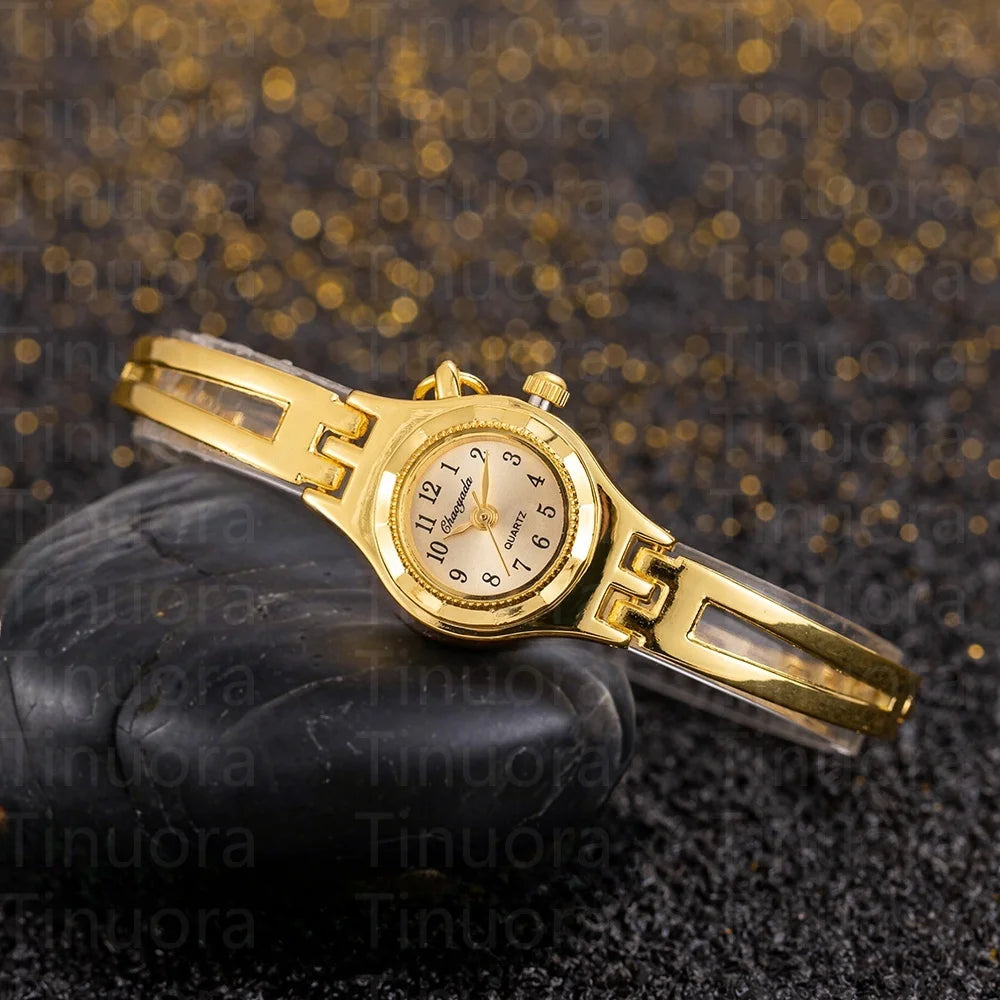 The Aurelia Gold Link Bracelet Watch\