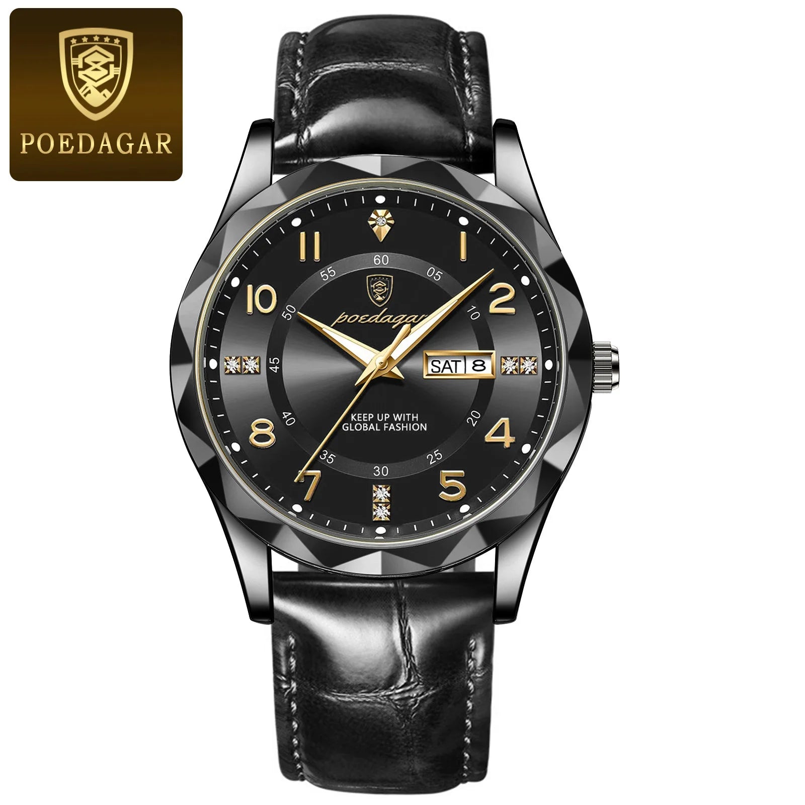 POEDAGAR Luxury High Quality Watches for Men