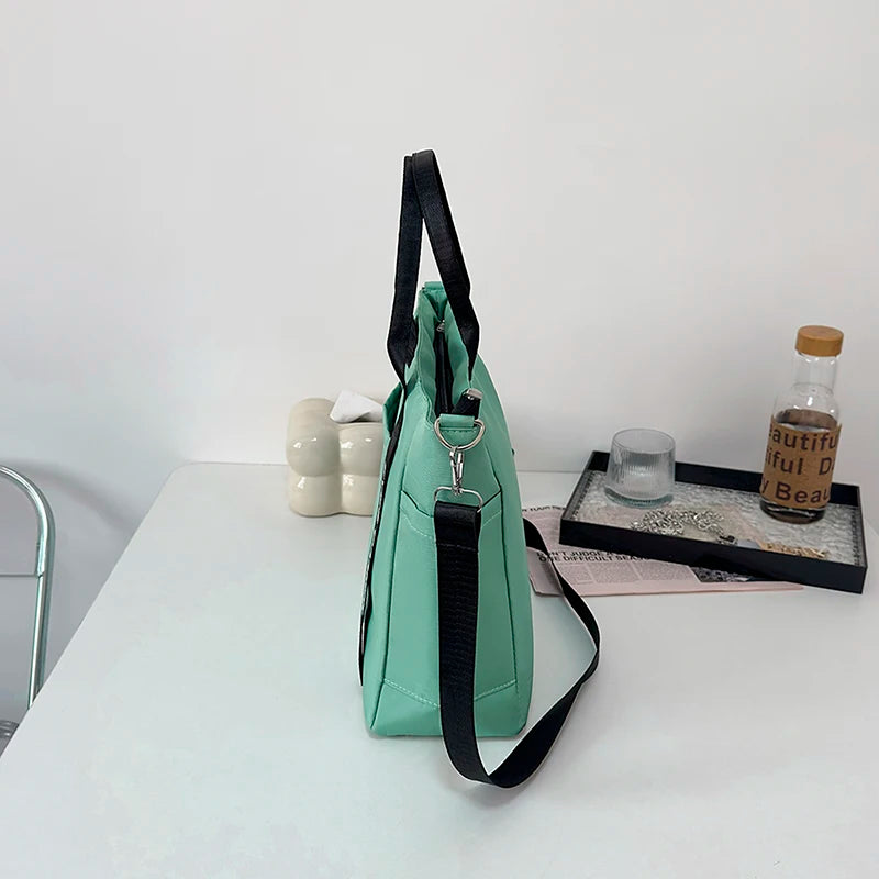 Nylon Fabric Shoulder Bag Casual