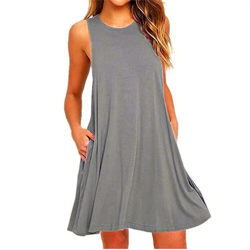 The Shoreline Pocket T-Dress