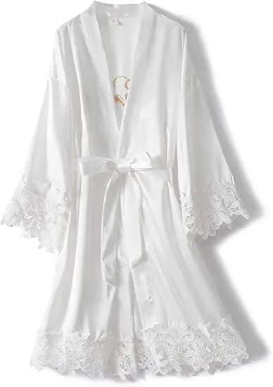 Bridesmaid Robes Rose Gold Bride Robe Wedding