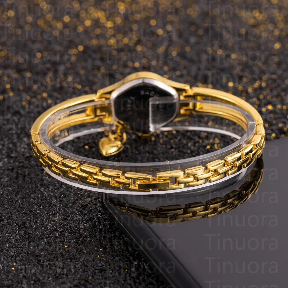 The Aurelia Gold Link Bracelet Watch\