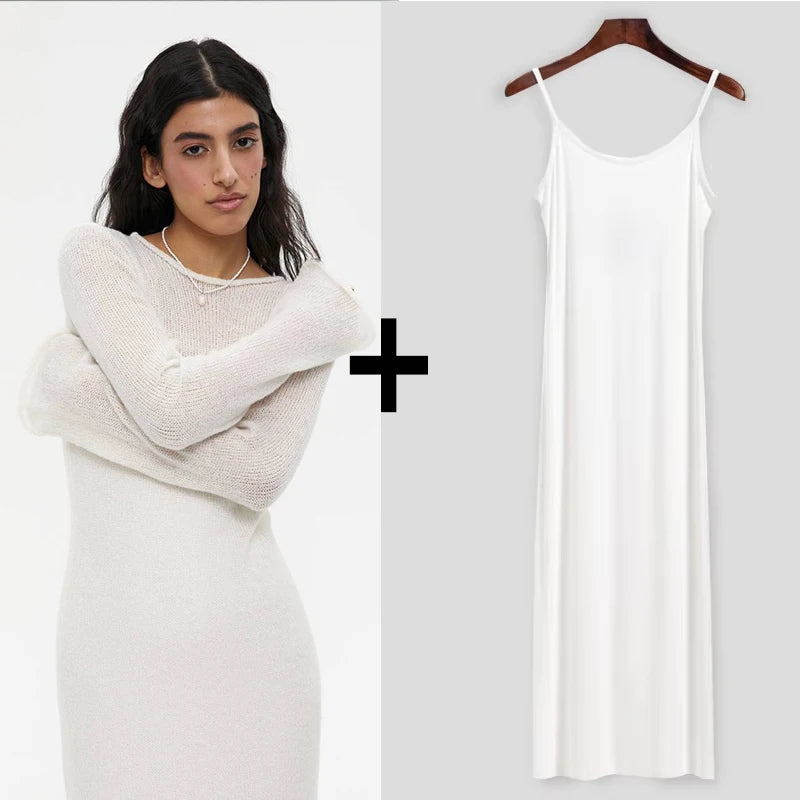 The Hirsionsan Velvet-Knit Midi