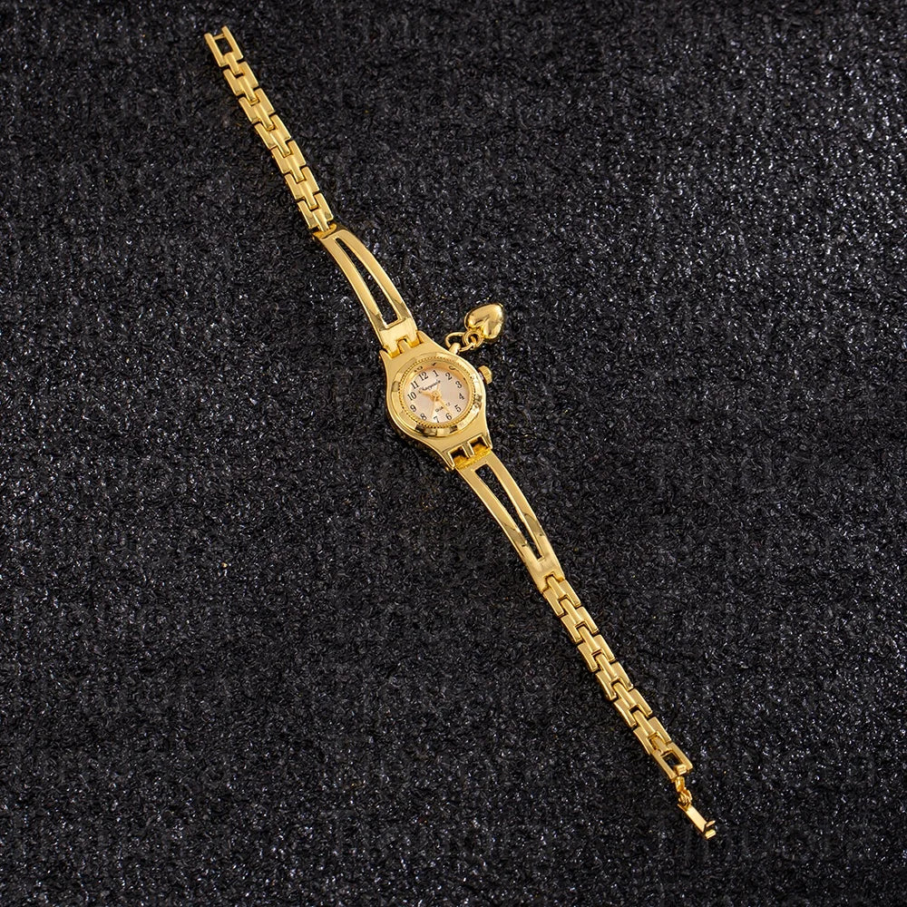 The Aurelia Gold Link Bracelet Watch\