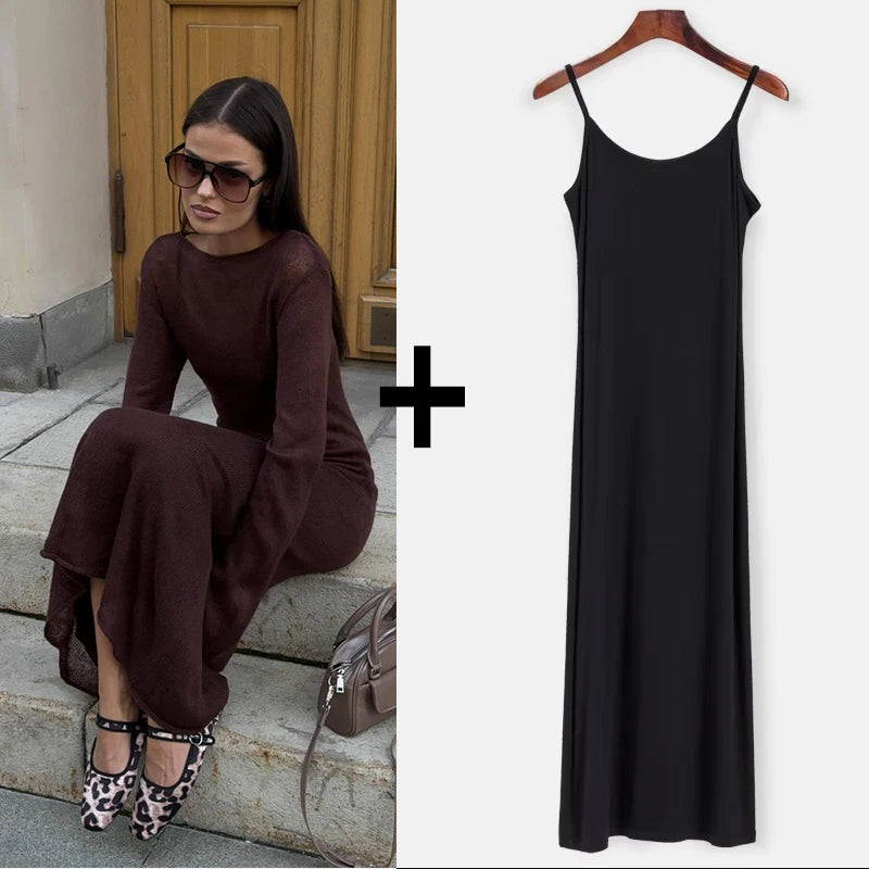 The Hirsionsan Velvet-Knit Midi