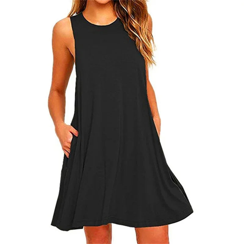 The Shoreline Pocket T-Dress