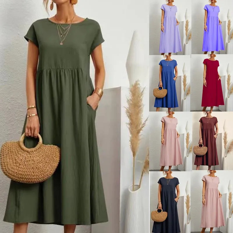 The Heirloom Linen Maxi