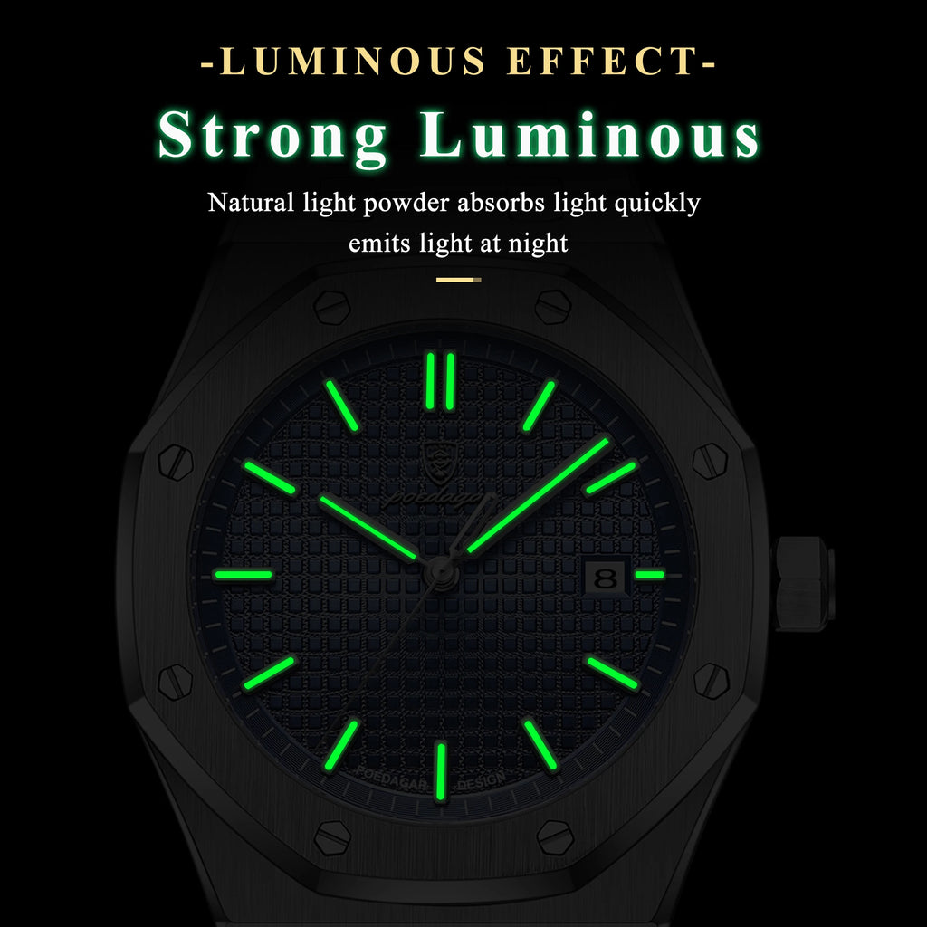 POEDAGAR Original Luxury Man Watch