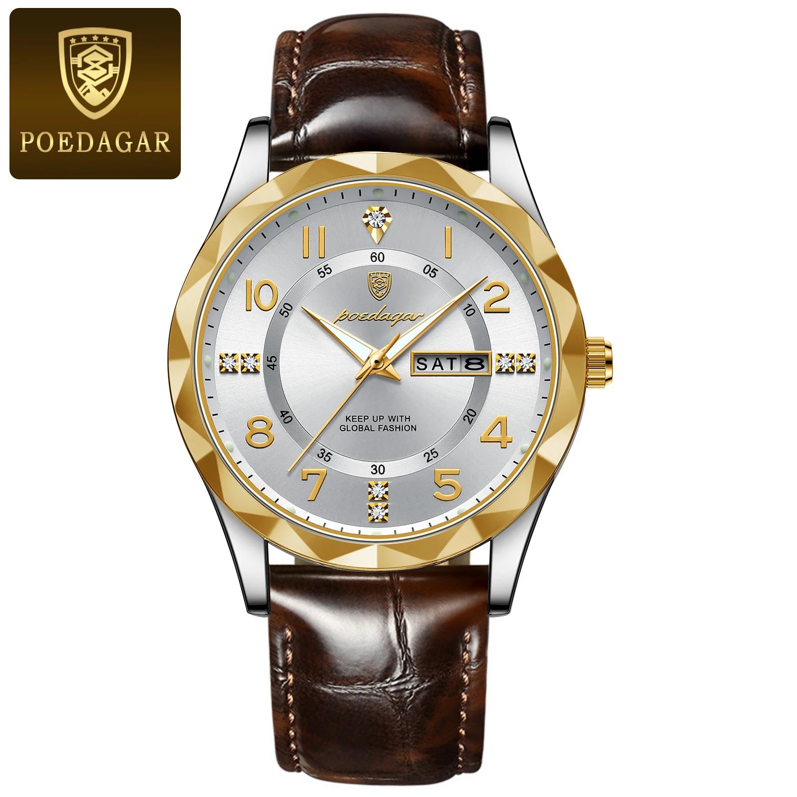 POEDAGAR Luxury High Quality Watches for Men