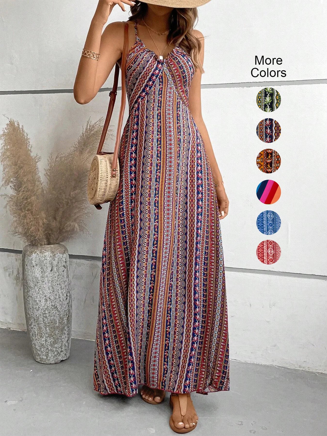 The Azure Ethnic Maxi