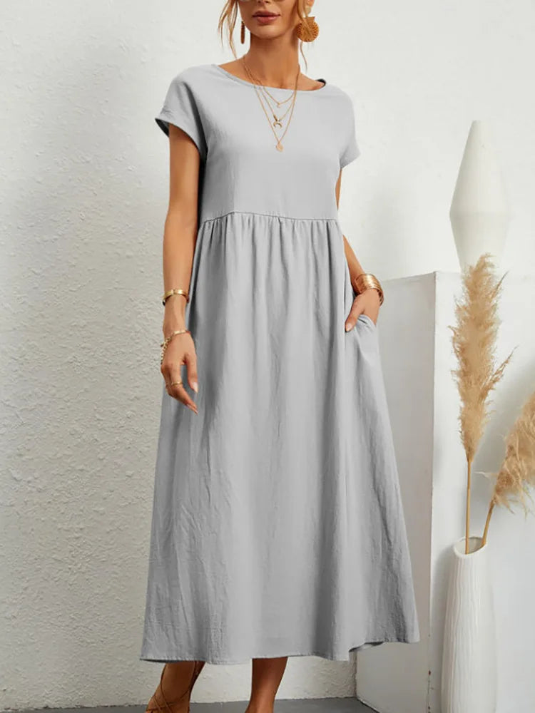 The Heirloom Linen Maxi
