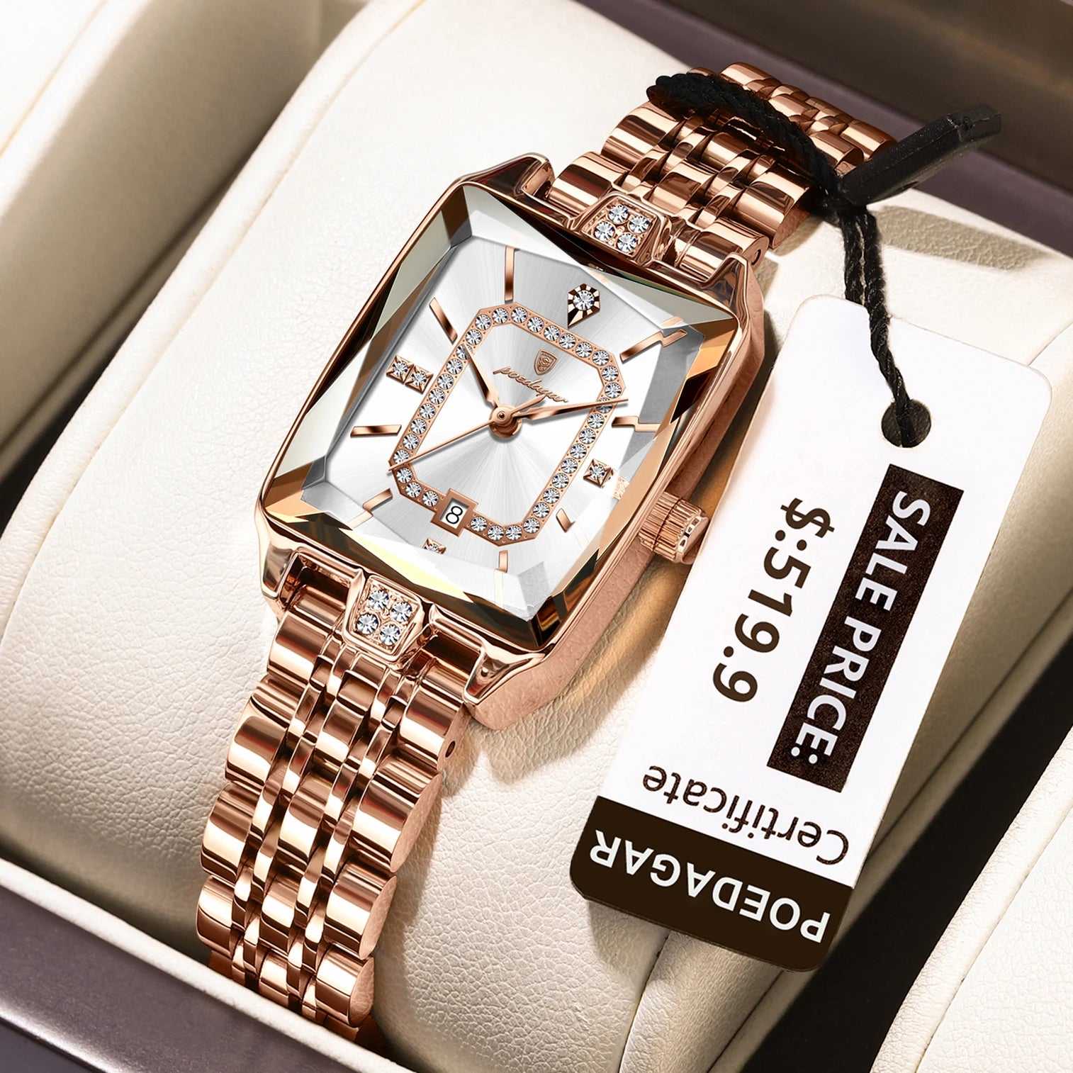 POEDAGAR Luxury Watch For Woman