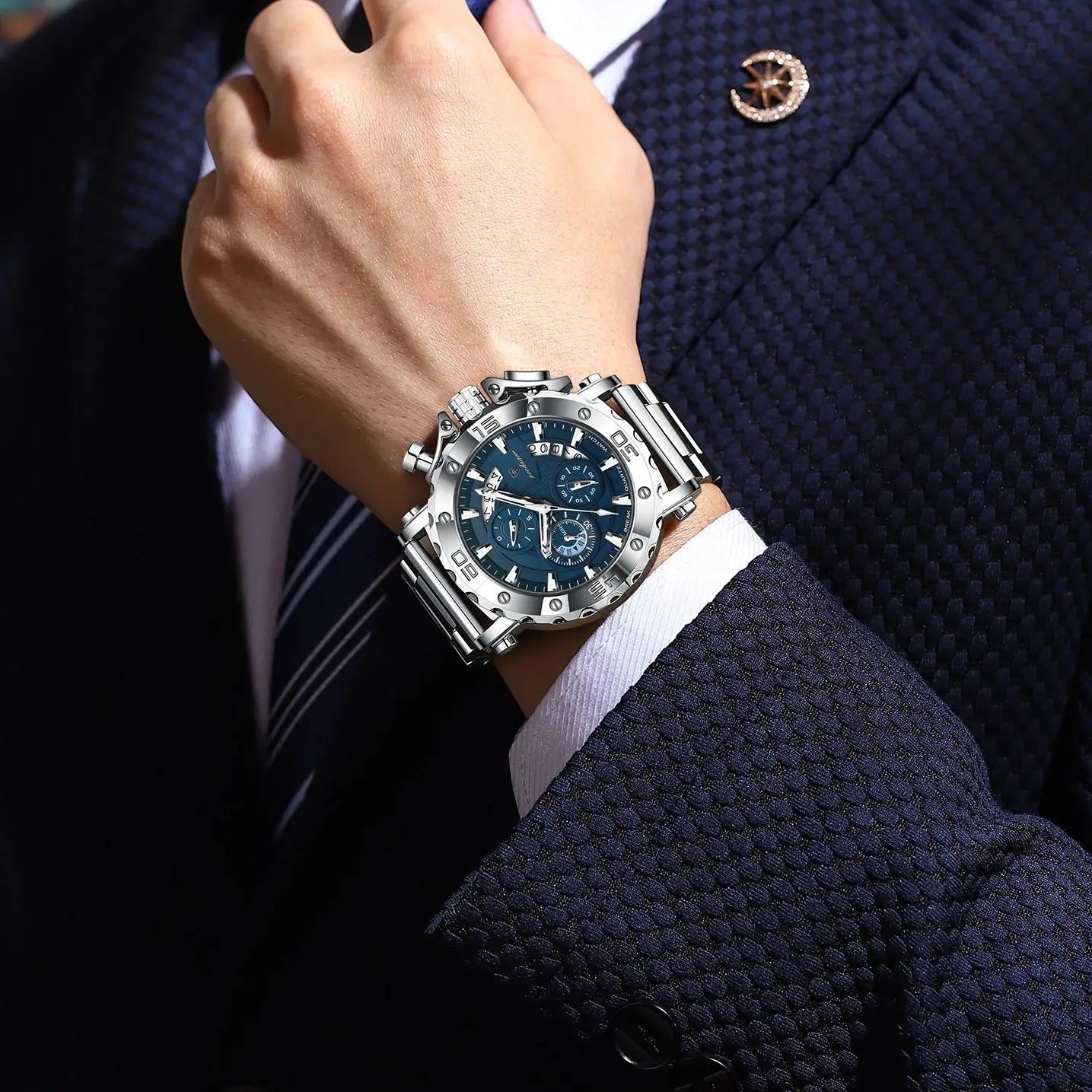 POEDAGAR Luxury Watch For Men