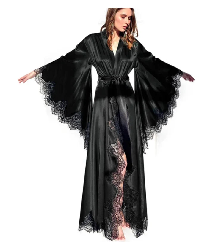 Women Robes Sleepwear Kimono Pajamas Pure