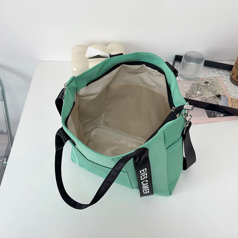 Nylon Fabric Shoulder Bag Casual