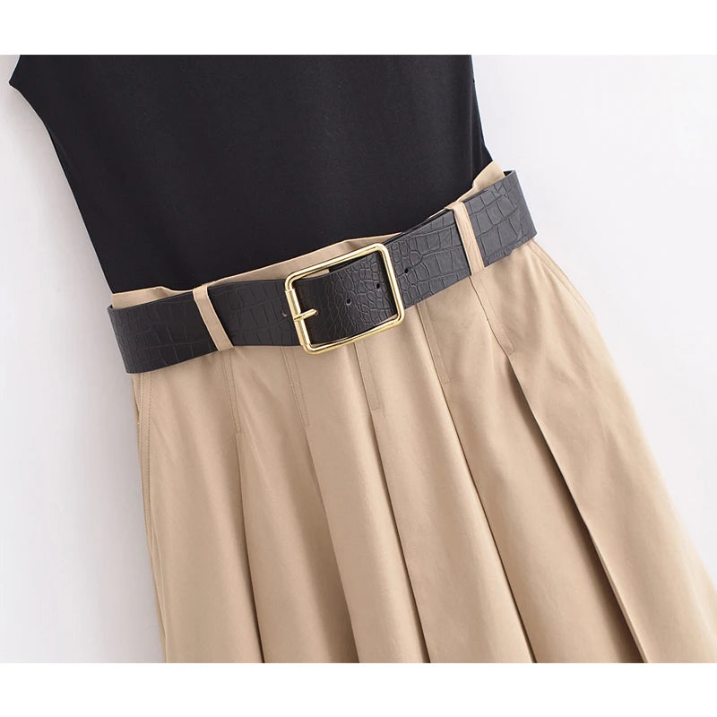 The Meridian Belted Midi