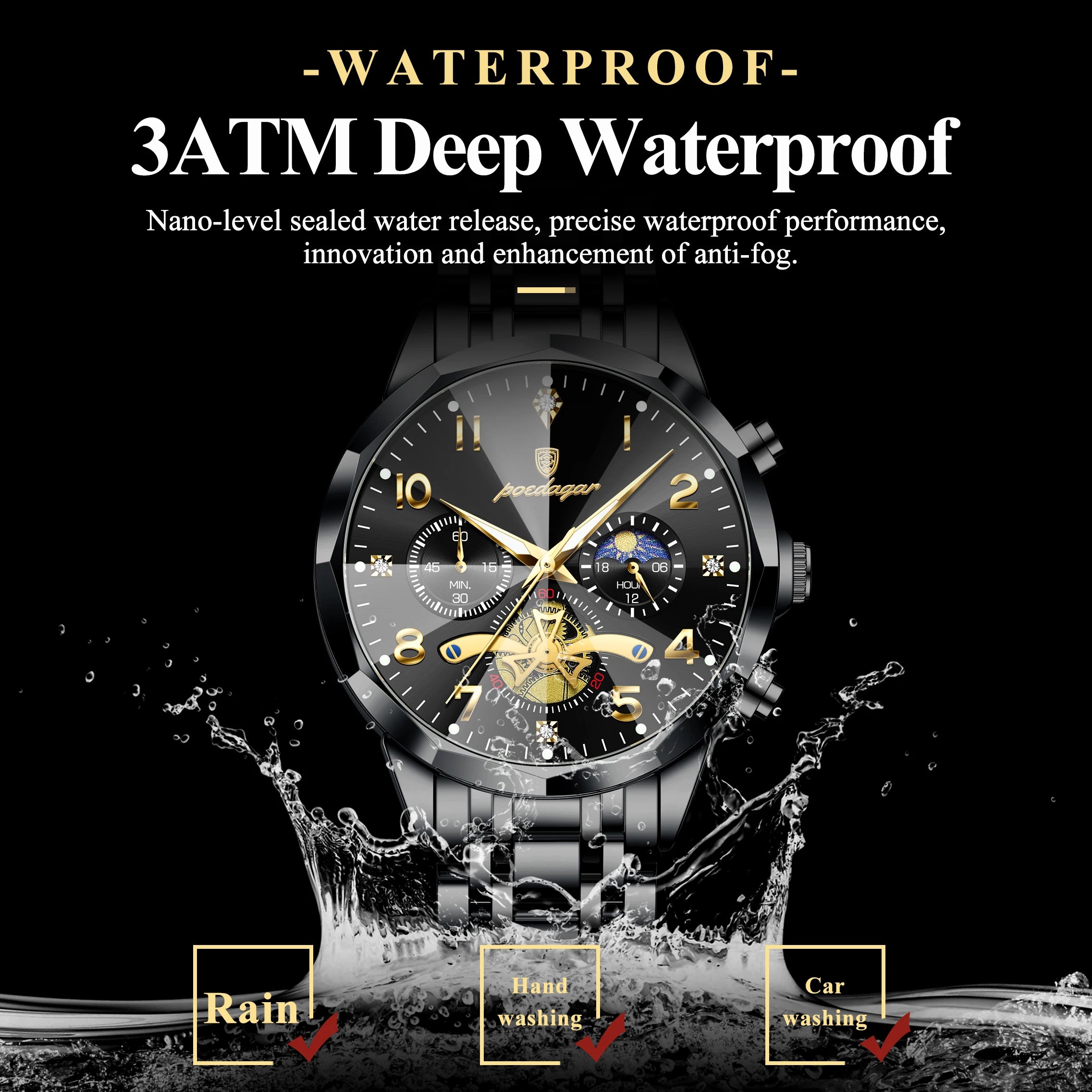 POEDAGAR Luxury High Quality Man