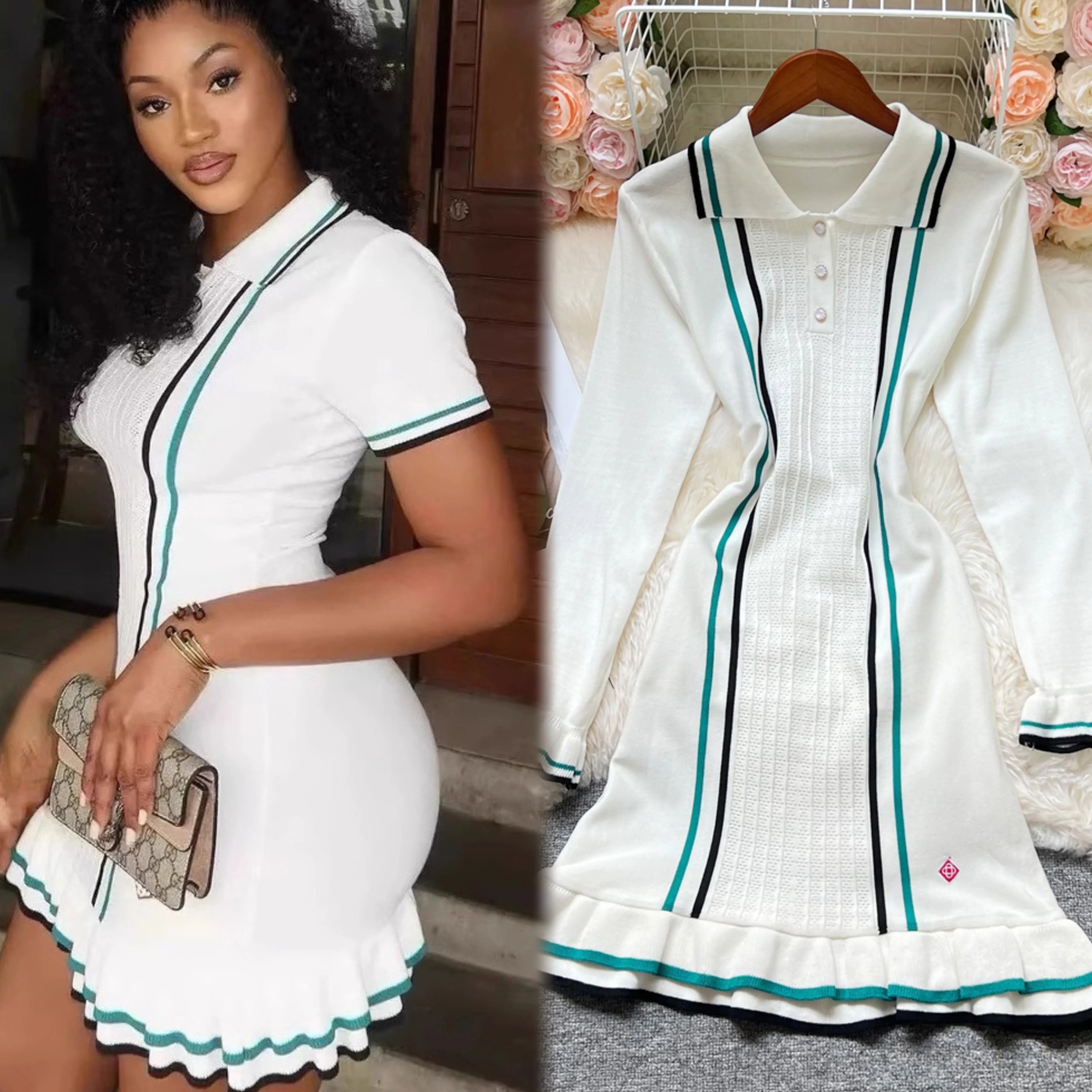 The Pulse Ruffled Bodycon