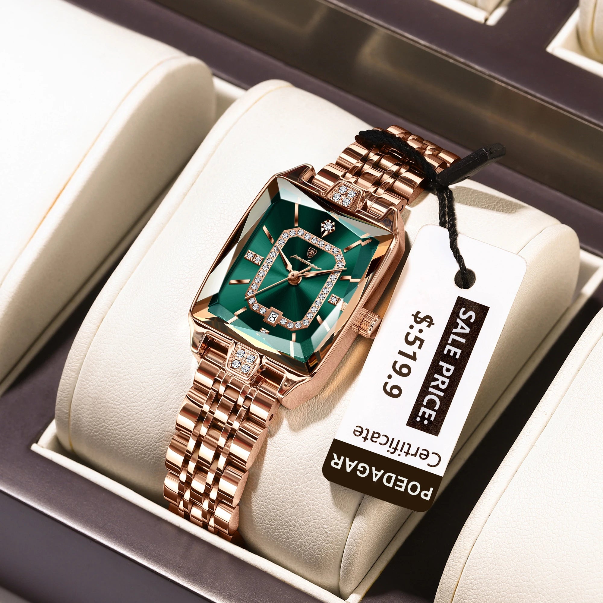 POEDAGAR Luxury Watch For Woman