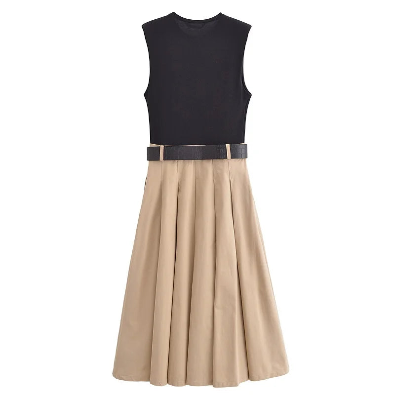 The Meridian Belted Midi