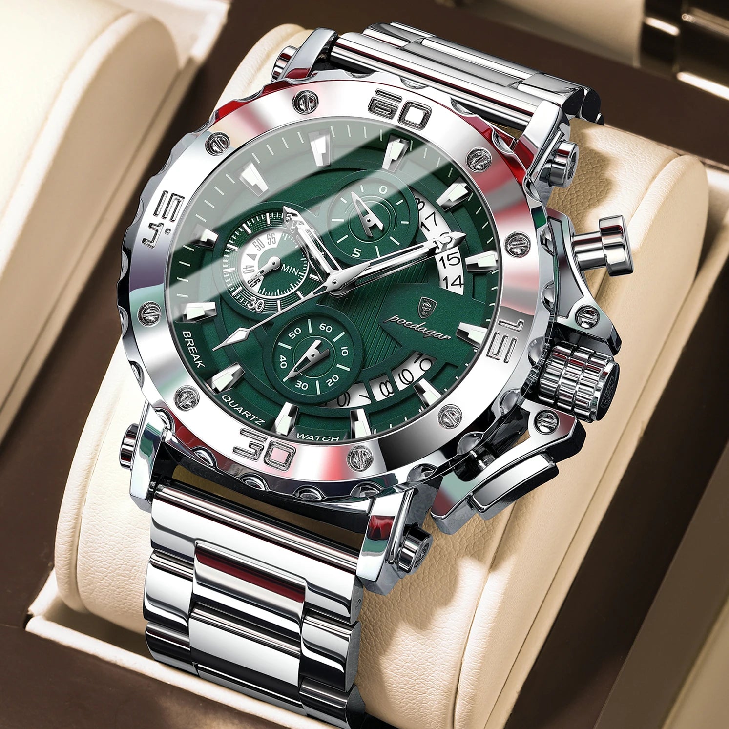POEDAGAR Luxury Watch For Men