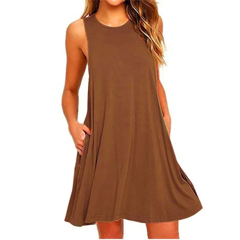 The Shoreline Pocket T-Dress